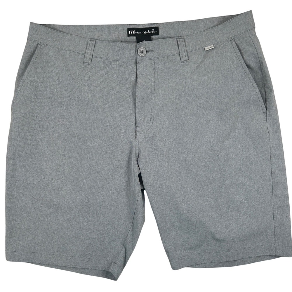 TravisMathew Beck‎ Shorts Mens 38 Grey Performance Golf Athleisure 1MM208